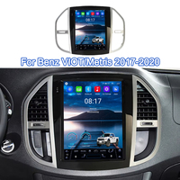 Untuk Mercedes-Benz Vito 12.1" Wireless CarPlay/Android Auto WiFi GPS Radio Kamera Mundur DVR Dashboard Layar Terpisah Stereo MP3