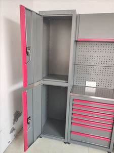 <span class=keywords><strong>ตู้</strong></span>เก็บเครื่องมือช่างแบบผสมผสานสำหรับงานหนัก ทำจากโลหะ พร้อมโต๊ะทำงานเหล็ก สำหรับเก็บของในโรงรถ ปรับแต่งได้ตามต้องการ ผลิตตามแบบ OEM สำหรับจัดเก็บของใช้ในบ้าน - Product Image 3