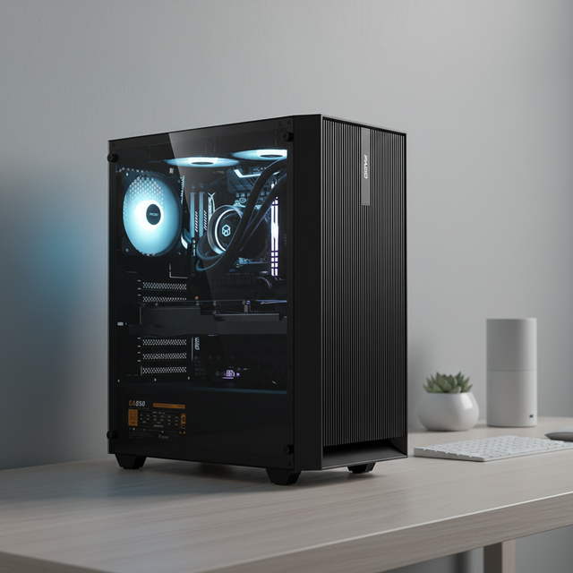 Practical Desktop Computer Case PC Host Cabinet Stable Performance for Home and Office Desktop Computer Host