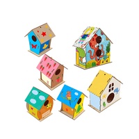 Kit de maison d'oiseau en gros bricolage décoration Arts artisanat nichoirs bricolage nichoir en bois