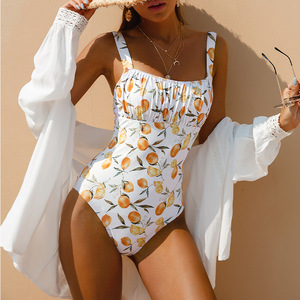2023 Sexy solido costume intero costume da bagno donna costume da bagno costume da bagno donna Push up Monokini costumi da bagno a vita alta abbigliamento da spiaggia - Product Image 2