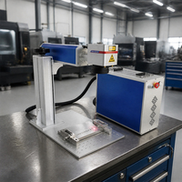 Nouvelle machine de marquage laser à fibre CNC JPT MOPA refroidie par air pour gravure sur métal avec prise en charge DXF/AI/DWG pour produits métalliques