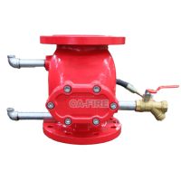 Vanne d'alarme incendie Vanne d'alarme humide Système d'extinction automatique Type de bride