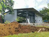 Edificio de Almacenamiento Prefabricado de Acero Ligero, Estructura Personalizada para Almacenamiento Industrial
