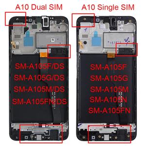 หน้าจอสัมผัส A10 LCD สำหรับ Samsung A10 Pantallas ของแท้ใหม่100% - Product Image 2