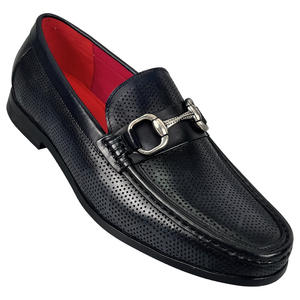 Chaussures habillées pour hommes en cuir véritable, style brogue, embossées, pour le travail, chaussures de mariage, bout carré, à enfiler, tendance 2025 - Product Image 3