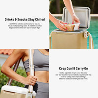Glacière personnalisée 10L, petite glacière, boîte à lunch pour le camping, boîte de rangement alimentaire, glacière rigide