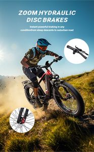 In Stock EU US UK Duotts F26 Lite 48V 18Ah <span class=keywords><strong>Bicicletta</strong></span> <span class=keywords><strong>Elettrica</strong></span> E-<span class=keywords><strong>Bike</strong></span> da Cross Montagna con Gomme Larghe Bici <span class=keywords><strong>Elettrica</strong></span> - Product Image 3