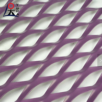 Grillage métallique expansé de sécurité pour la construction, plaque métallique expansée, treillis diamanté surélevé extensible
