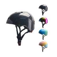 Barato PP Custom Spray Lacquer Seguridad Ciclismo Montar Skateboard Scooter Casco para niños y adultos