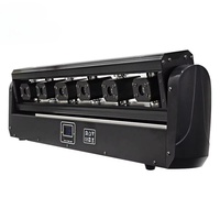 Barre de lumière laser à effet linéaire RGB, 6 yeux RGB, faisceau large couleur pleine, lumière laser mobile pour DJ, pour discothèques et bars