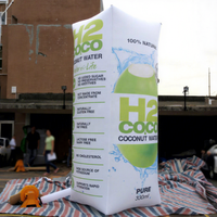 Promotion Bouteille Géante Gonflable Personnalisée pour la Publicité, Publicité de Boissons en Conserve Gonflables