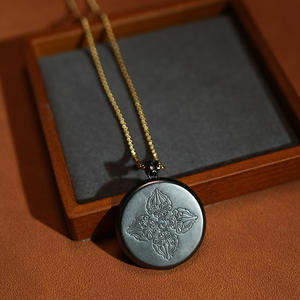 Nuevo Patrimonio Cultural Inmaterial, Cinco Señores Zhakilam, Caja <span class=keywords><strong>de</strong></span> Latón para Thangka, Colgante <span class=keywords><strong>de</strong></span> Gau Pintado con Esmalte, Hecho a Mano, Étnico, Marca FYC - Product Image 4