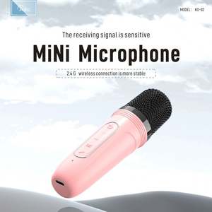 Karaoke familiar de moda al aire libre con micrófono inalámbrico BT Sistema de reproductor de altavoces de color lindo - Product Image 4