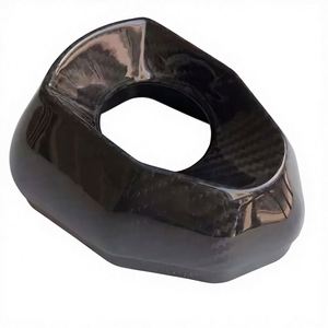 SHENYU 3K Carbon <b>Felt</b> Motorcycle Exhaust Tip High Strength Glossy Black Universal Fit 5mm <b>Thick</b> 200C Working Temp Moto Exhaust - Product Image 2