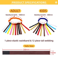 Jeu éducatif préscolaire de capture de queues, ceintures de jeu pour enfants, ceinture de capture pour enfants, jouets éducatifs de sport en plein air