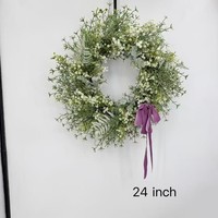 Pabrik Karangan Bunga Musim Semi Grosir Gypsophila Buatan, Daun Eucalyptus, dan Karangan Bunga Dekoratif Rumah untuk Pernikahan
