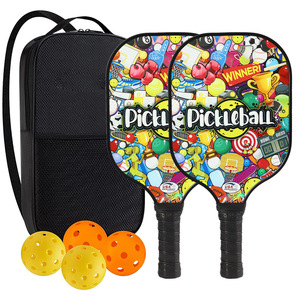 Ensemble de raquettes de pickleball personnalisées de haute qualité Chifory, légères, durables, en fibre de verre nid d'abeille, approuvées par l'USAPA, pour enfants, 16 mm - Product Image 1