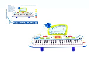 Điện tử mới 2023 giả vờ chơi đồ chơi giáo dục nhạc cụ Pin hoạt động bé Đàn piano đồ chơi - Product Image 5