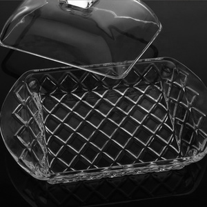 Medio oriente stile <span class=keywords><strong>di</strong></span> vetro piatto <span class=keywords><strong>di</strong></span> burro con la copertura per la cerimonia nuziale - Product Image 6
