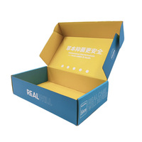 Boîtes d'expédition en carton ondulé recyclables personnalisées Boîtes pliantes en carton duplex pour vêtements Emballage de boîte de cadeaux personnalisé