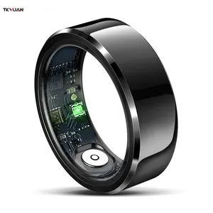 TKYUAN OEM Intelligent Android Waterproof Finger Smart Ring Sleep Tracker Touch Fitness Tracker Health 2024 Men Smart Ring
