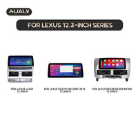 Autoradio double DIN DSP GPS avec façade pour LEXUS RX 2016-2019 LHD/RHD, écran tactile Android CarPlay noir mat, panneau de garniture ABS
