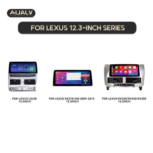 Autoradio double DIN DSP GPS avec façade pour LEXUS RX 2016-2019 LHD/RHD, écran tactile <span class=keywords><strong>Android</strong></span> CarPlay noir mat, panneau de garniture ABS - Product Image 6