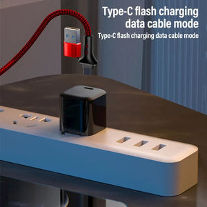 Logo personnalisé <span class=keywords><strong>Chargeur</strong></span> multi-téléphone charge rapide en nylon universel USB PD câble 3 en 1 cadeaux promotionnels pour ordinateur et téléphone - Product Image 4