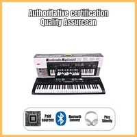 Customized Brand Perfect Practice Portable Electric Digital Piano 61 Keys with Weighted Hammer Action Keyboard Instrument Black