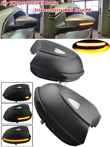Pour VW Passat CC B7 Coccinelle <span class=keywords><strong>Scirocco</strong></span> Jetta MK6 Euro LED Aile Latérale Dynamique <span class=keywords><strong>Clignotant</strong></span> Lumière Rétroviseur Indicateur - Product Image 3