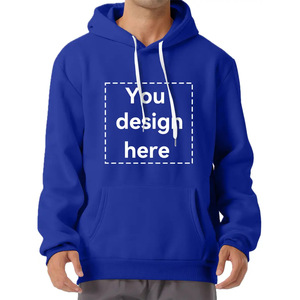 <strong>Cotton</strong> Blend Hoodie Front Design Area Personalized Men's Casual <strong>Wear</strong> - Product Image 2