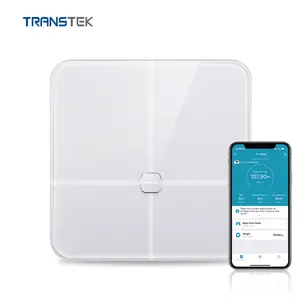 TRANSTEK prix usine Bluetooth application gratuite balance numérique 180kg salle de bain balances de poids balance électronique IMC balance de pesée