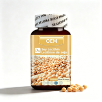 Gélules de lécithine de soja OEM, complément nutritionnel quotidien