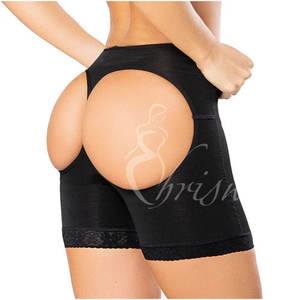 Pantalones cortos de fajas de muslo medio con levantador de glúteos para mujer, pantalones cortos moldeadores de cintura alta, pantalones cortos moldeadores suaves, bragas, barriga - Product Image 4