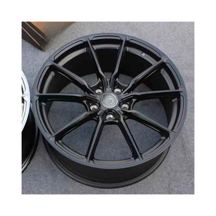 High-End 18 Inch Flat Black Gloss Coated Wheels PCD 5*112 ET 35 CB 66.56 for Audi A4 Mercedes-Benz C-Class Volkswagen Passat