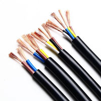 Kabel Fleksibel PVC Berselubung H05VV-F 2 3 4 5 Inti 0.75mm 1.5mm 2.5mm Standar IEC 60227