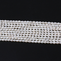 Perles de culture d'eau douce en vrac de 4-4,5 mm, perles de riz pour la fabrication de bijoux