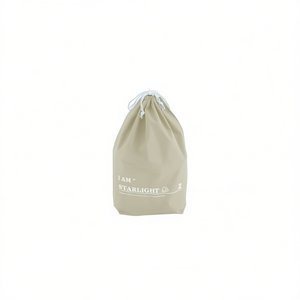 Beige 40*30cm Travel Wet <b>Storage</b> Drawstring <b>Toiletry</b> Bag - Product Image 1