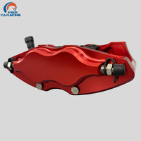 Nouvel ensemble de plaquettes de frein en aluminium à 4 pistons de marque Caracing/OEM - Système de freinage haute performance pour véhicules de course 100 % testé