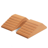 Réglable Premium Cork SLANT BOARD Antidérapant Fitness Pédale Aérobie Step Banc Confortable Rainures Pédale Stepper Plate-forme