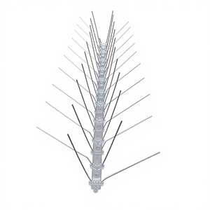 Spuntoni Anti-Uccelli Personalizzati in Acciaio Inox 304, Lunghezza 25CM, Base in Plastica, Recinzione di Sicurezza Impermeabile Anti-Arrampicata per Balconi - Product Image 3