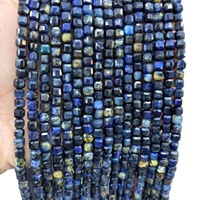 Perles de pierre naturelles mélangées en forme de cube, multicolores, perles intercalaires en pierres précieuses pour la fabrication de bijoux DIY, bracelets et colliers, vente en gros