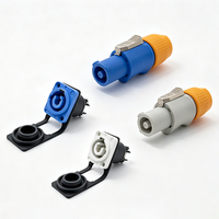 Connecteurs d'alimentation haute intensité 20A 250V IP65 étanches et anti-poussière pour écrans LED, projecteurs mobiles et enceintes Line Array