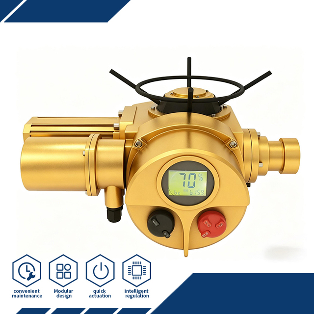 High Performance DZW Electric Actuator Suitable for Various Valves in Industrial Plants