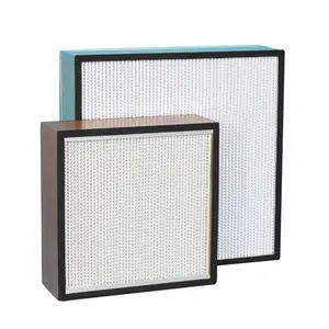 Acondicionador de aire Central Panel de fibra de vidrio Mini-pliegue de alta eficiencia filtros hepa 13 filtro