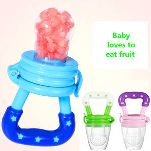 Distributeur de nourriture pour bébé, alimentation en fruits, sucette pour bébé, jouet de dentition, anneau de dentition, nourriture, pochettes en Silicone - Product Image 3