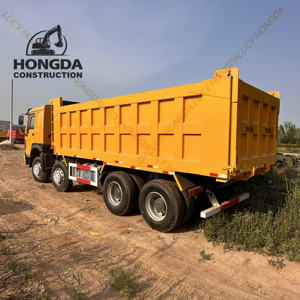 Camion à benne basculante SINOTRUK-HOWO 12 roues, conduite à droite, 6X4, 31-40T, neuf, Euro 3, diesel, transmission automatique, conduite à gauche - Product Image 3