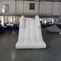 Piscine gonflable pour enfants en PVC commercial 3,2*2*1,6 m avec toboggan aquatique pour enfants, piscine extérieure