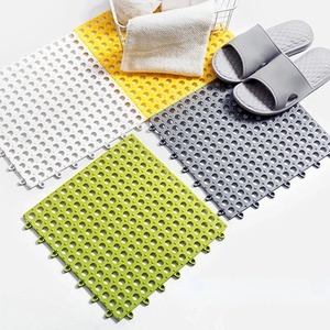 Tapis de bain antidérapant en PVC, tapis de salle de bain en maille souple, tapis antidérapant en plastique, tapis de massage des pieds, tapis de toilette à emboîtement, tapis de douche - Product Image 2